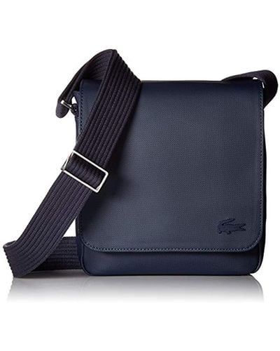 Lacoste S Flap Crossover Bag Messenger Bags - Blue