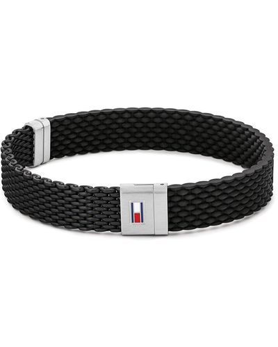 Tommy Hilfiger Armband Casual Roestvrij Staal - Zwart