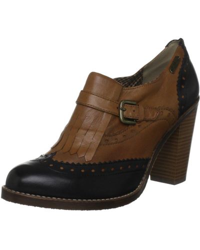 Pepe Jeans Wembley Db Brown/black Ankle Boots Pfs10527 5 Uk