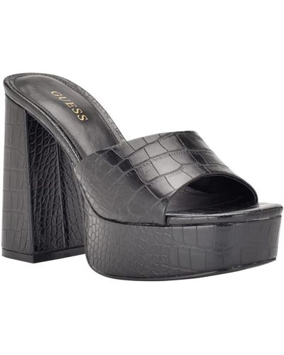 Gray Guess Heels for Women | Lyst