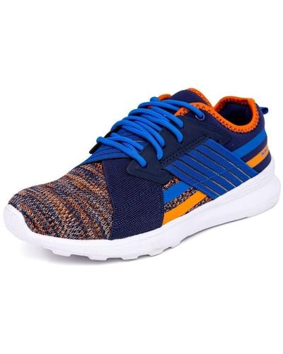 Nautica Fashion Slip-On Sneaker Jogger Comfort Running Shoes-CANVEY-Radical - Blau
