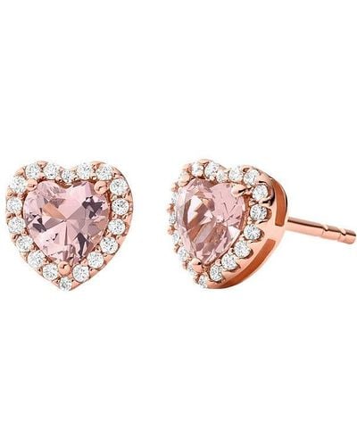 Michael Kors Premium Rose Earrings Mkc1519a2791 - Pink