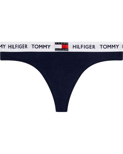 Tommy Hilfiger – Authentic – Spitzentanga in Schwarz