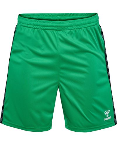 Hummel Hmlauthentic Pl Shorts Multisport Mit Beecool Technologie - Grün