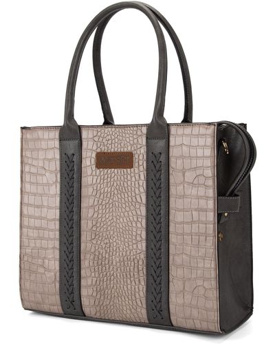 Wrangler Top-handle Handbags For Tote Bag For Work Crossbody Purses - Brown