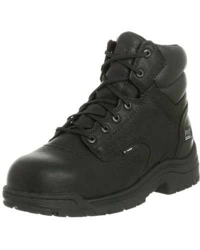 Timberland Mens Titan® Inch Composite Safety Toe 6 In Titan Ct - Black