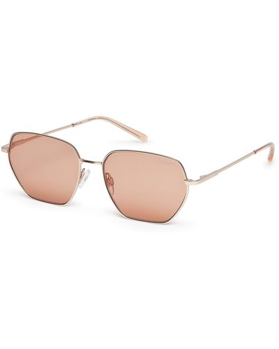 Pepe Jeans Gold Willow Sonnenbrille mit UV-Schutz - Pink