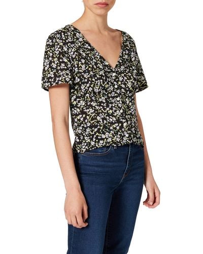Tommy Hilfiger TJW Floral Print Blouse Camicia - Nero