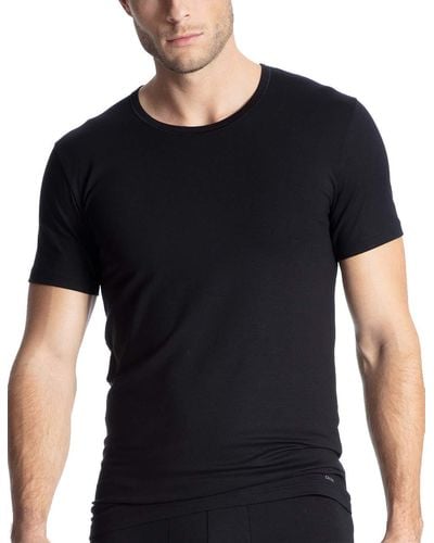 CALIDA Cotton Code T-Shirt - Nero