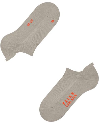 FALKE Cool Kick Trainer W Sn Breathable Low-cut Plain 1 Pair Trainer Socks - White