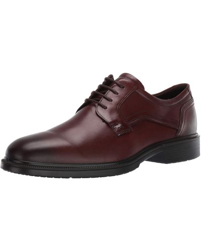 ecco lisbon plain toe tie