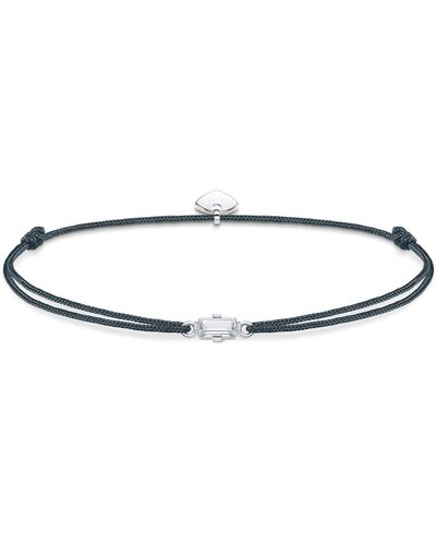 Thomas Sabo Argent Bracelet en corde - LS0106-401-5-L20v - Gris
