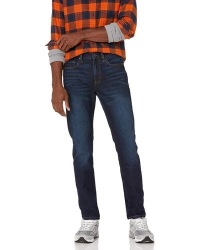 Amazon Essentials Slim-fit Stretch Jean,indigo Wassen,40w / 34l - Blauw