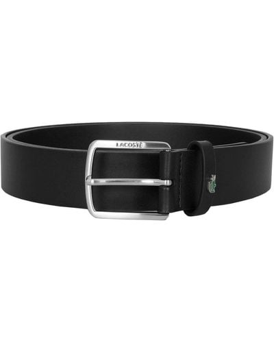 Lacoste Rc4067 Leder Goods Belt - Schwarz