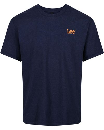 Lee Jeans S Cotton T Shirt Standard Fit T-Shirt - Blau