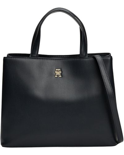 Tommy Hilfiger TH Spring Chic Satchel AW0AW16160 - Noir