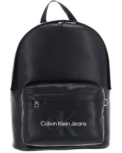 Calvin Klein Jeans Hombre Mochila con Compartimento para Ordenador - Negro