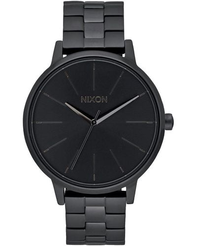 Nixon Analog Quarz Uhr mit Edelstahl Armband A099-001-00 - Schwarz
