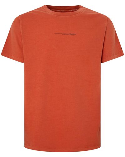 Pepe Jeans Dave tee T-Shirt - Naranja