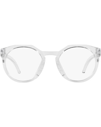Oakley Ox8139 Hstn Rx Low Bridge Fit Round Prescription Eyewear Frames - Black