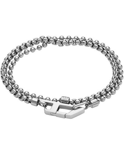 DIESEL Bracelet Jewellery Dx1473040 Brand - Metallic