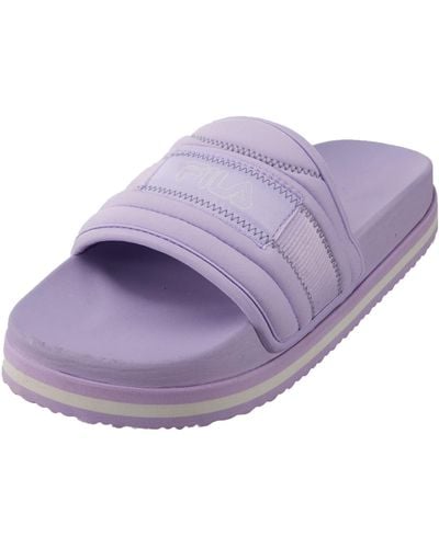 Fila Morro Bay Zeppa Lounge Pantoufles pour Mocassin - Violet