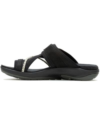 Merrell Terran 4 Post Schiebe-Sandalen - Schwarz