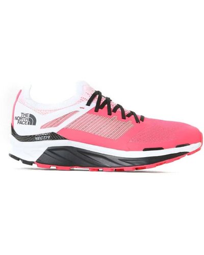 The North Face Flight Vectiv Trail Shoes Trainers Coral White Hiking - Pink