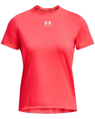 Under Armour Challenger Ss Training Top - Pink