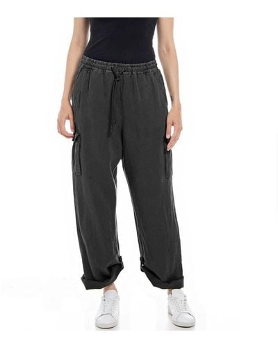 Replay W8062.000.84059g Trousers - Black