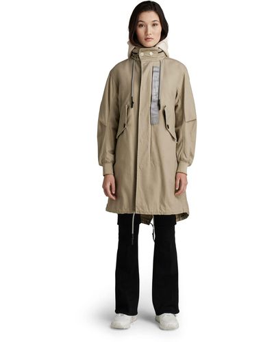 G-Star RAW Fishtail Parka - Naturel