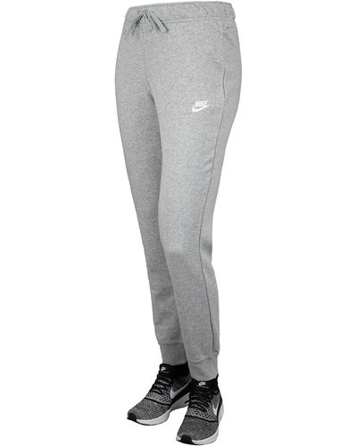 Nike Club Mid-Rise Slim Sweatpants Jogginghosen - Grau