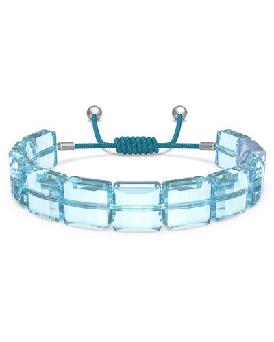 Swarovski Bracelet letra - Bleu
