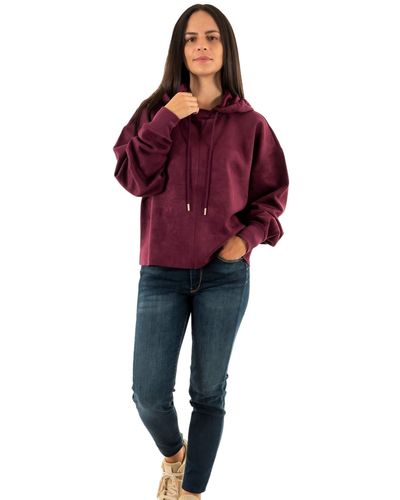 Guess Jeans Zorina G4A1 Sweatshirt Black Cherry - Rot