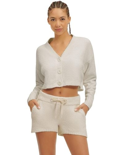 UGG Nyomi Cardigan Sweater - White
