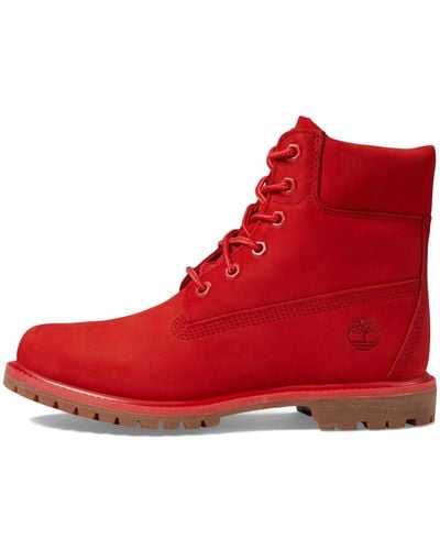 Timberland 50th Anniversary Edition 6-inch Waterproof Fashion Boot - Red