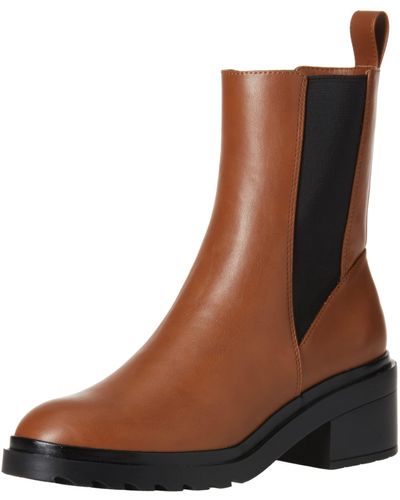 Amazon Essentials Chunky Sole Chelsea Boots in Black | Lyst UK