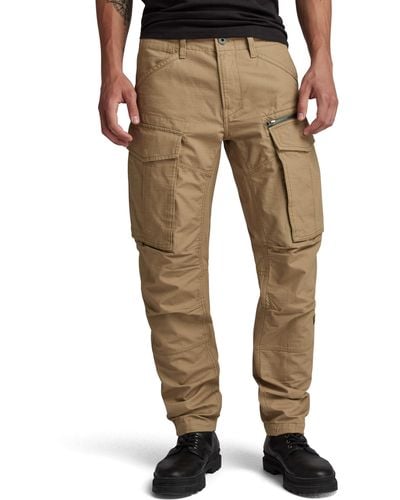 G-Star RAW Rovic Zip 3d Regular Tapered Trousers - Natural