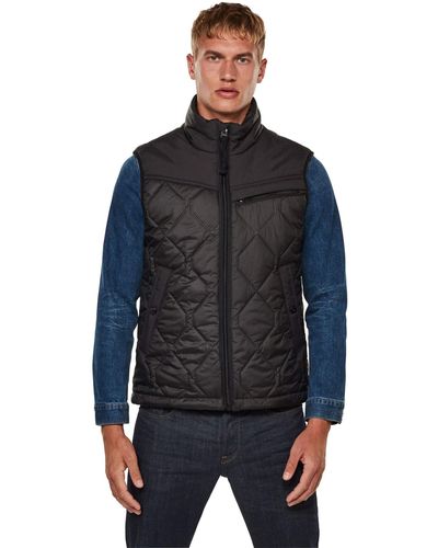 G-Star RAW Attacc heatseal Quilted HDD Vest Giacca - Nero