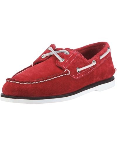 Timberland Eye - Zapatos de Cuero para - Rojo