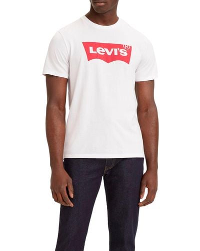 Levi's ® Graphic Set-in Neck 2 T-Shirt Photo White - Bianco