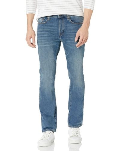 Amazon Essentials Jeans Slim t con Taglio Bootcut Uomo - Blu