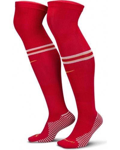 Nike Liverpool Fc Strike Kh Home Socks - Red