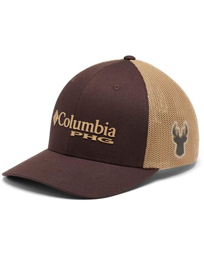 Columbia Phg Logo Mesh Ball Cap-high - Brown