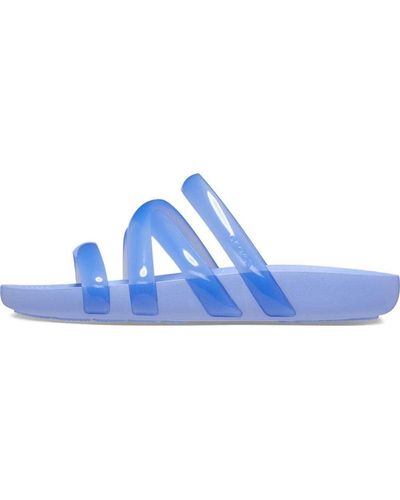Crocs™ Splash Glossy Strappy Sandal 37-38 Eu Moon Jelly - Blauw