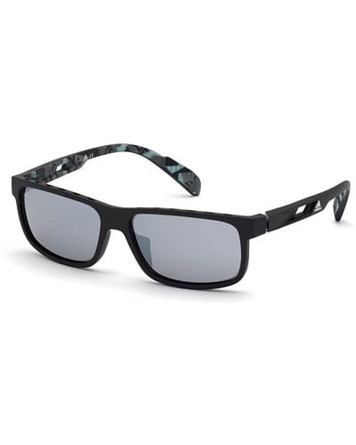 adidas Sp0023 Sunglasses Mirror Grey/cat3 - Metallic