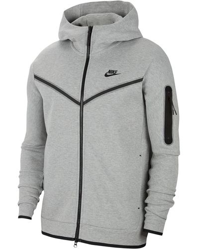 Nike Tech Full Zip Sweatshirt - Grau