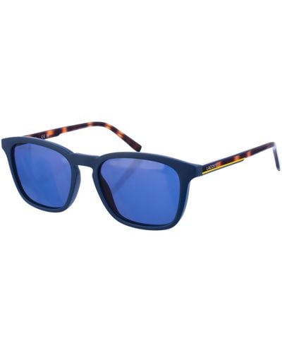 Lacoste Quadratische Form Acetat Sonnenbrille L947S - Blau
