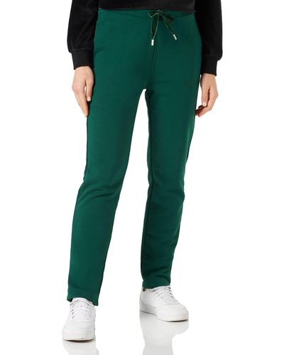 Tommy Hilfiger Mujer Pantalón de Chándal Tapered Sweatpants Algodón - Verde