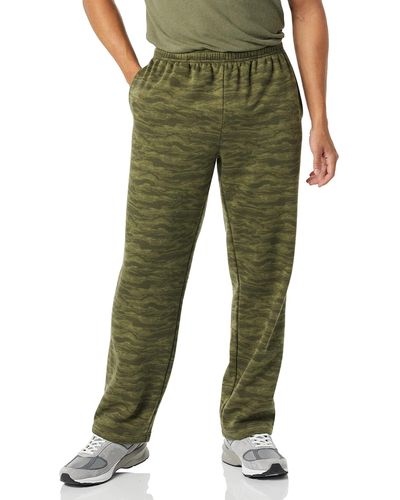 Amazon Essentials Fleece Athletic-Sweatpants - Verde